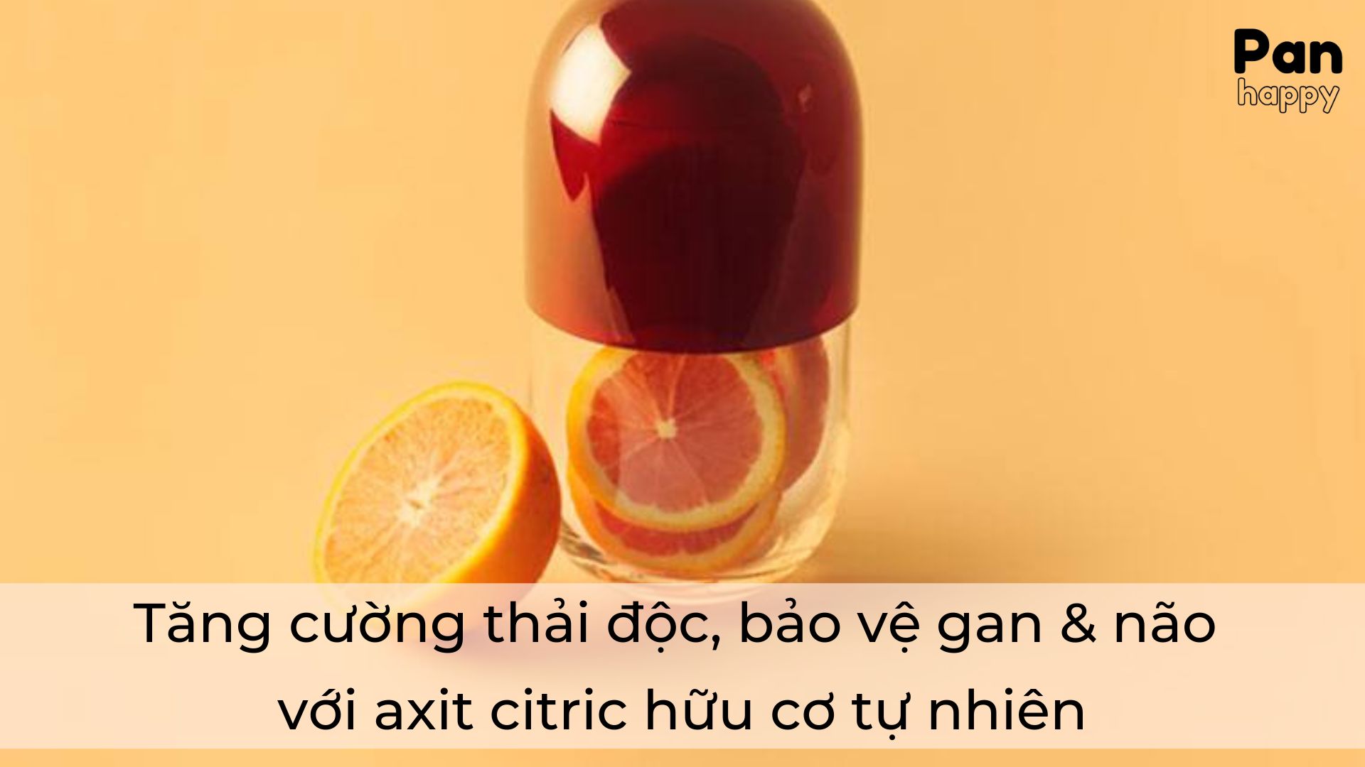 Tăng cường thải độc, bảo vệ gan & não với axit citric hữu cơ tự nhiên