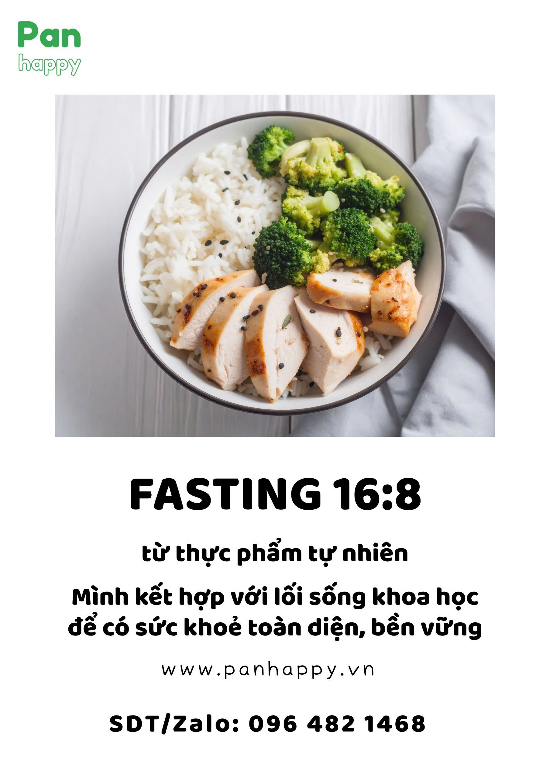 THỰC ĐƠN FASTING 16/8 BẢN MỚI