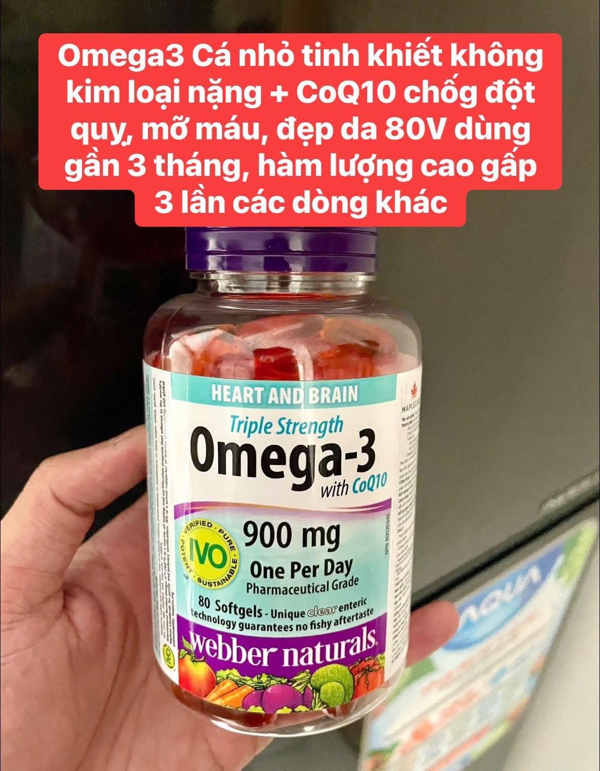 OMEGA PLUS 10 BỔ SUNG COQ10 VÀ OMEGA 3 GIÚP TIM HOẠT ĐỘNG KHỎE MẠNH