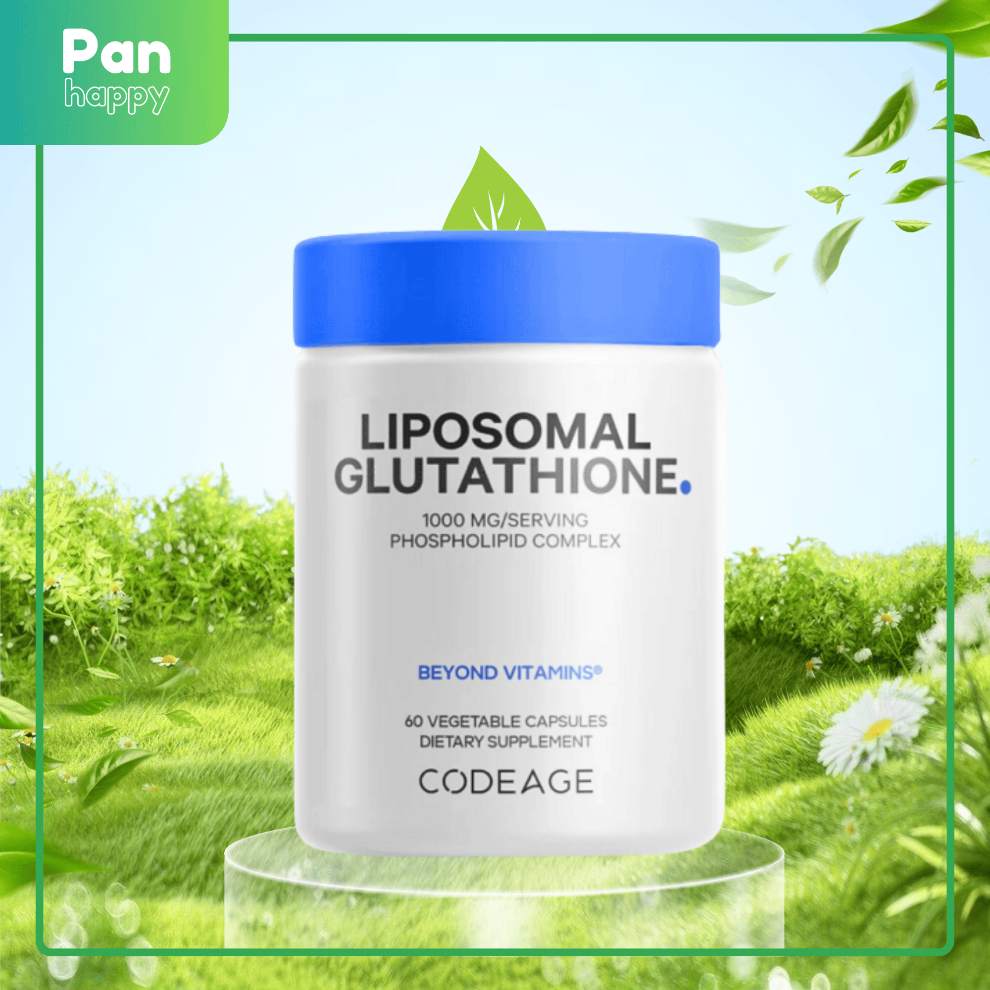 foods that are high in glutathione CODEAGE Liposomal Gluathione 1000mg 60V