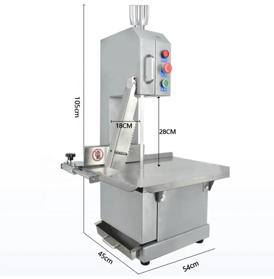 MÁY CƯA CẮT XƯƠNG BÒ HEO CÁ ĐÔNG LẠNH F280B