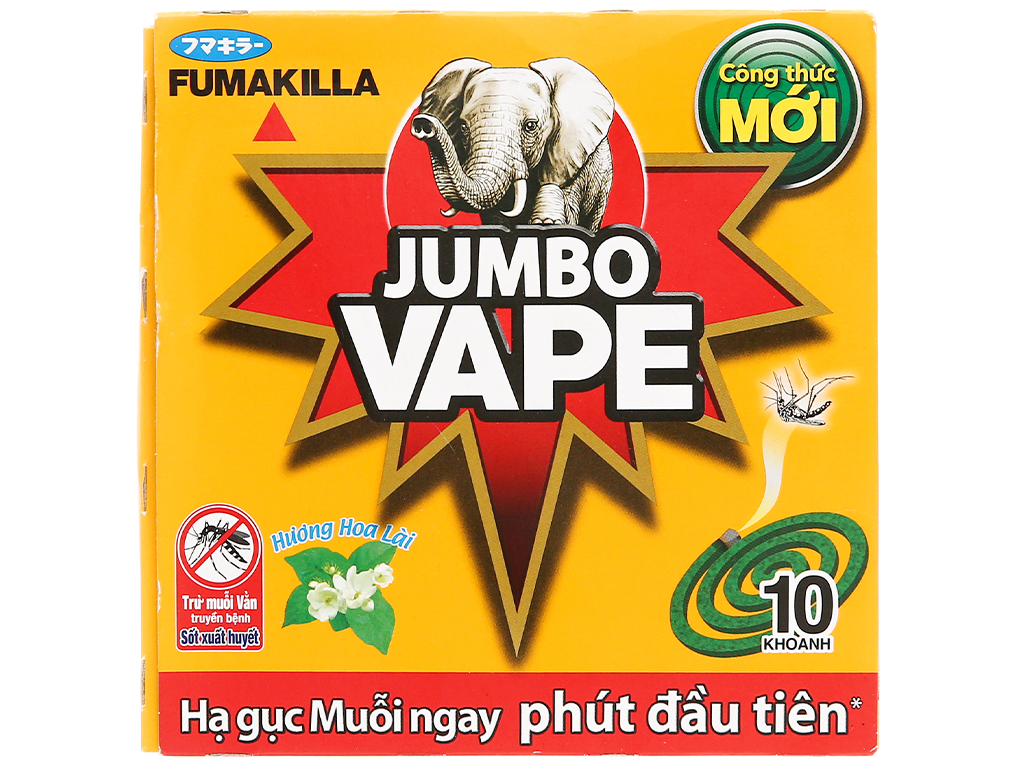 Nhang Muỗi Jumbo Vape Hương Hoa Lài Hệ Thống Minimarthouse