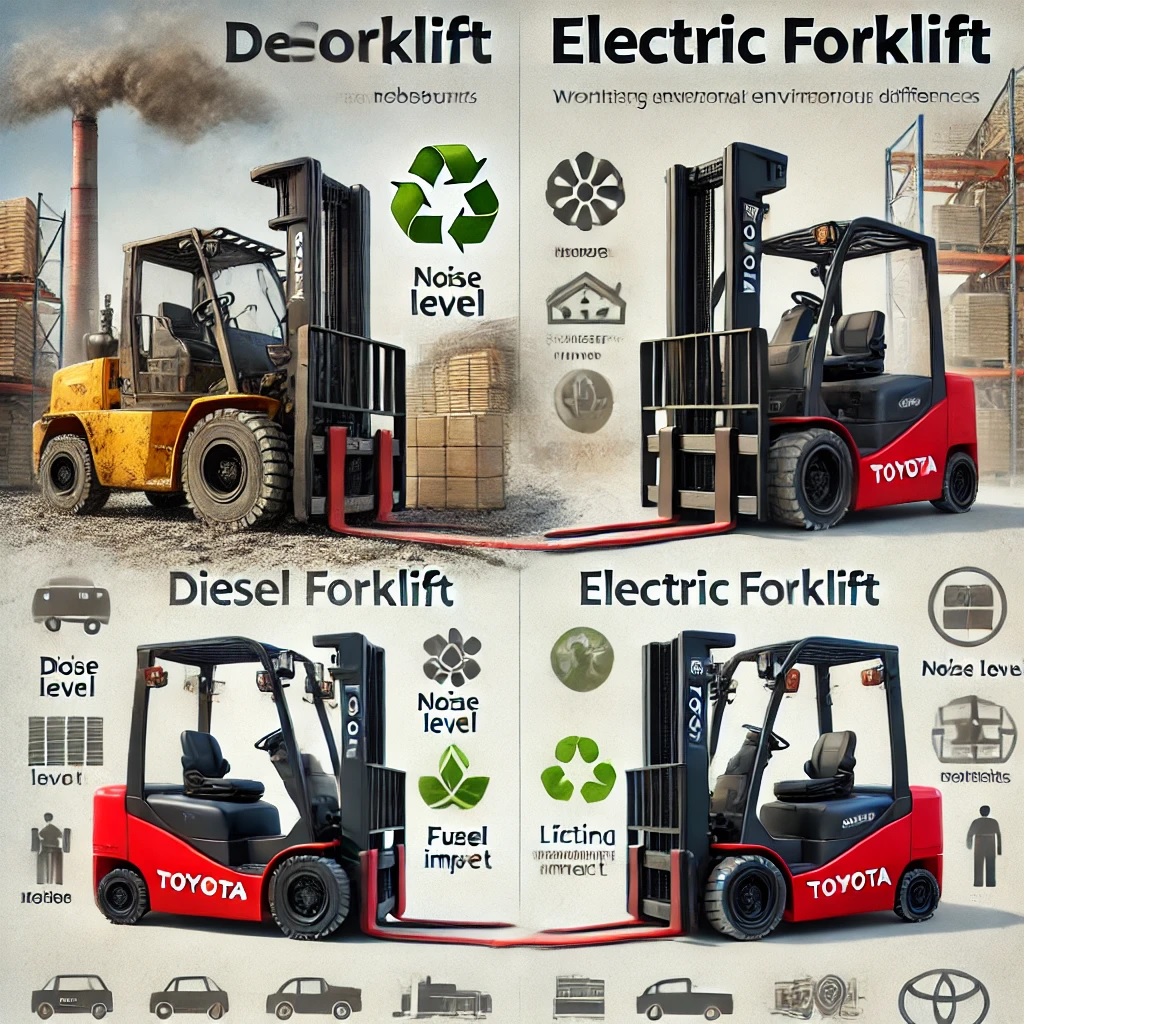 Sự khác biệt giữa bảo dưỡng xe nâng điện và xe nâng dầu