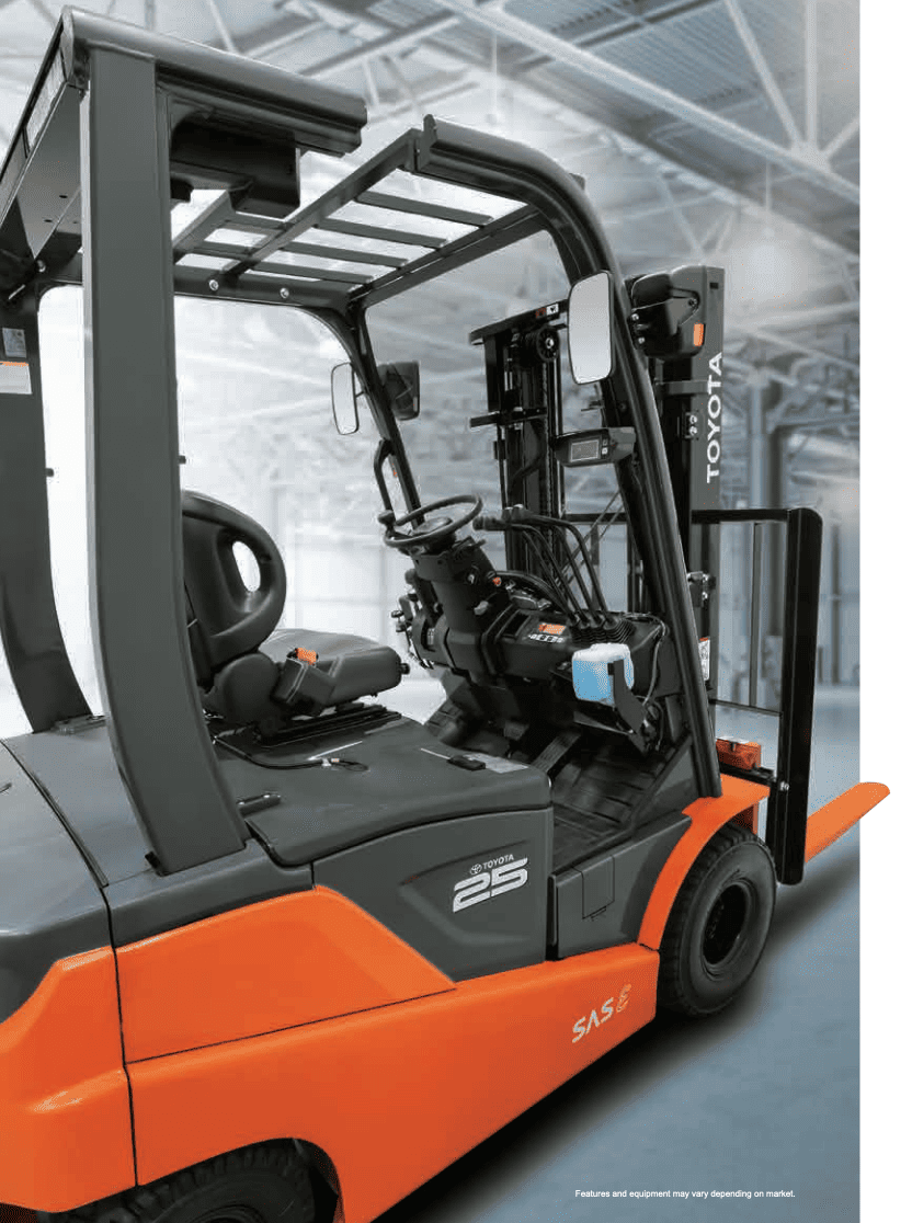 Xe nâng điện Toyota 8FBN15 dễ dàng di chuyển