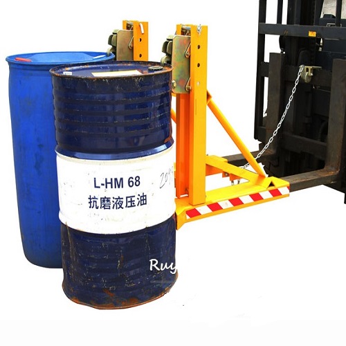 Bộ kẹp thùng phuy đôi được ứng dụng