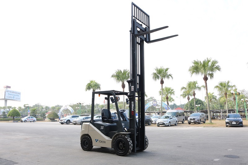 Chiều cao khung nâng hàng xe nâng CT Power