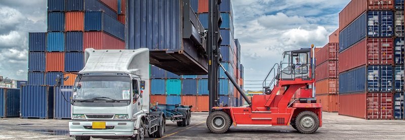 Xe nâng hàng ứng dụng trong các ngành Logistic
