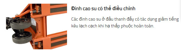 Xe nâng tay không gây tiếng ồn Toyota BT Lifter Silent