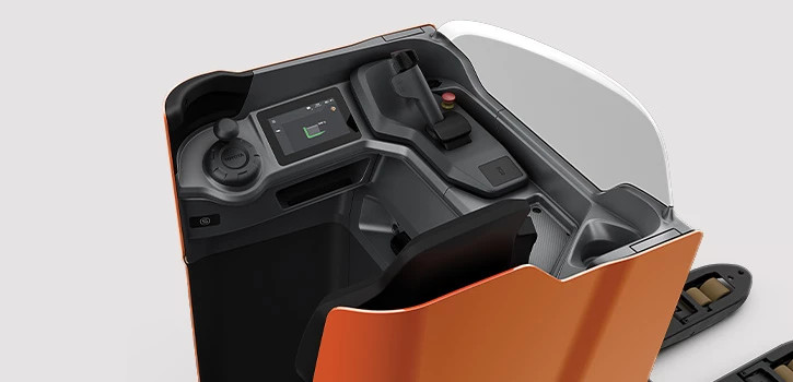Xe nâng tay điện thấp đứng bên trong BT Levio 2t Li-ion Stand-in low lifter Toyota