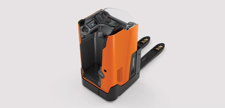 Xe nâng tay điện thấp đứng bên trong BT Levio 2t Li-ion Stand-in low lifter Toyota