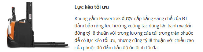 Xe nâng điện có bệ đỡ chân rộng BT Staxio 1.4t Stacker with Platform straddle Toyota