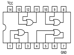 Sơ đồ chân IC 74LS32 Công nghệ 12, Sơ đồ chân IC 74LS32