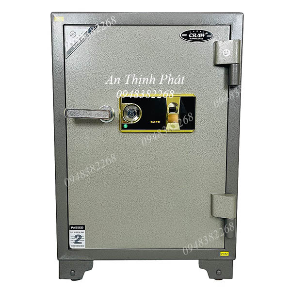 Két sắt khóa vân tay Craw CN100.F