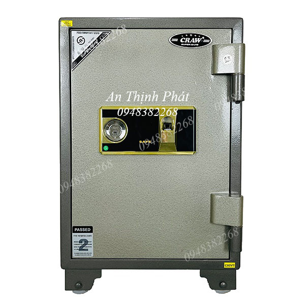 Két sắt khóa vân tay Craw CN80.F