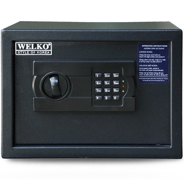 Két Sắt Khách Sạn HS25AC Black