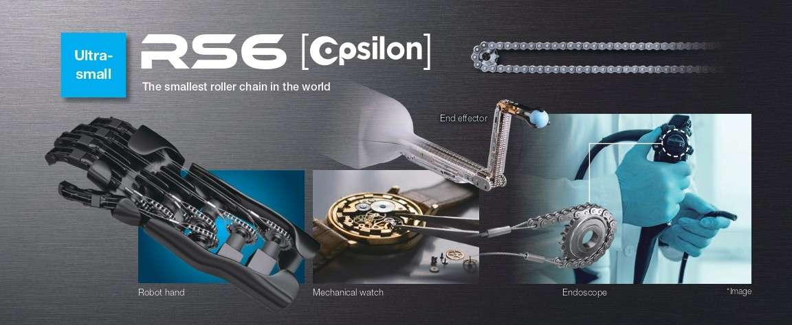 Applications of Tsubaki RS6 Ultra-Small Chain