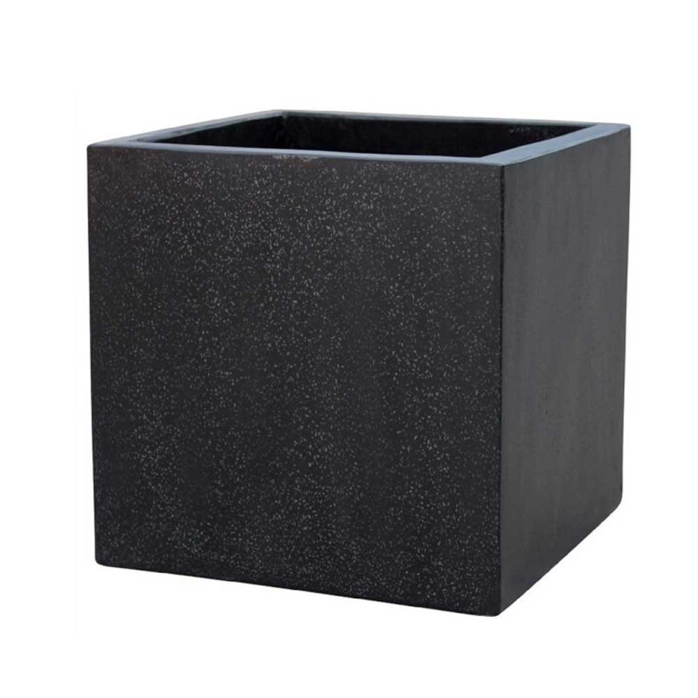Chậu ximăng vuông đen 60