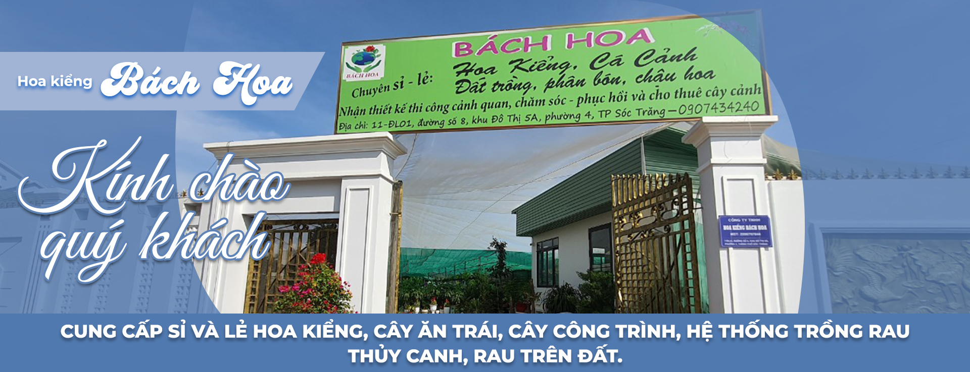 Cơ sở Sx - Kd Hoa Kiểng Bách Hoa