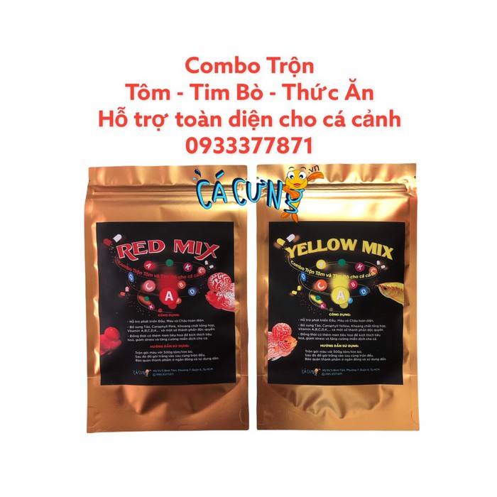 Cách Làm Tôm Trộn Cho Cá ? Nguyên Liệu Trộn Tôm Trộn Tim Bò Cho Cá Cưng Của Bạn (All in one)