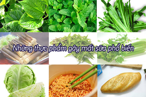 Những thực phẩm gây mất sữa mà mẹ phải biết mà tránh