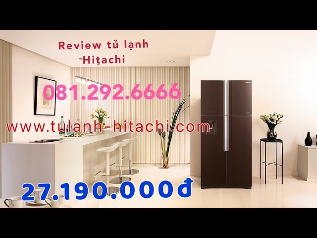 Review tủ lạnh Hitachi R-FW690PGV7X 540 lít