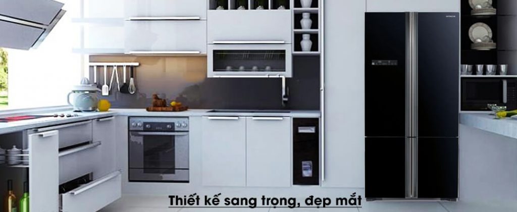 6 lý do chọn tủ lạnh Hitachi inverter 4 cánh dung tích lớn R-FWB850PGV5 GBK