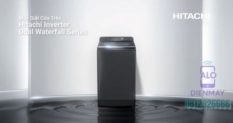 Đại lý phân phối Máy giặt lồng đứng Hitachi Inverter 13.5kg LTL H3MVW0T GG giá tốt nhất thị trường, LH 0812926666