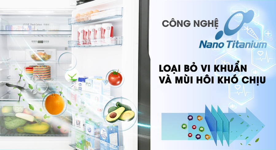 Công nghệ khử mùi, kháng khuẩn của tủ lạnh Hitachi