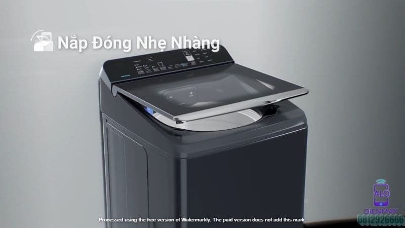 Máy giặt Hitachi Inverter 12 kg LTL 12MVW0T GG có nắp cửa độ bền cao, bảng điều khiển vị trí dễ sử dụng, ĐT: 0812926666