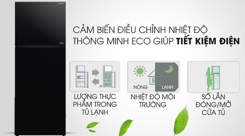 tủ lạnh inverter hitachi 2 cánh ngăn đá trên chính hãng giá rẻ