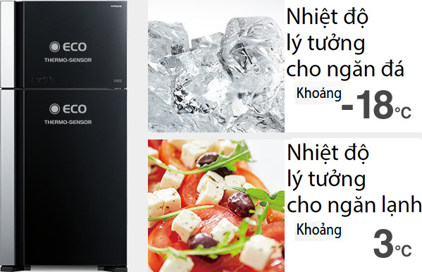 tủ lạnh 4 cánh inverter hitachi chính hãng giá rê 540 lít R-FW690PGV7 GBK GBW