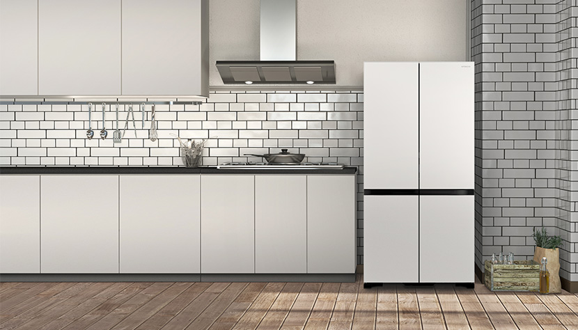 tủ lạnh 4 cánh mặt gương inverter Hitachi dung tích lớn R-WB640VGV0X MIR