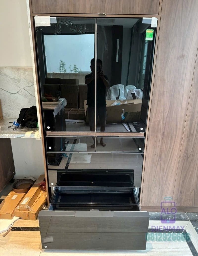 Tủ Lạnh Hitachi 6 cánh Nhật Bản Inverter 670 lít R-GW670TV XK, giá kho ĐT 0783226969