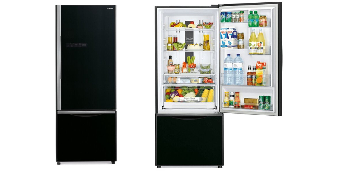 Tủ lạnh Hitachi inverter 2 cánh ngăn đá dưới R-B505PGV6(GBK) 415L giá tốt