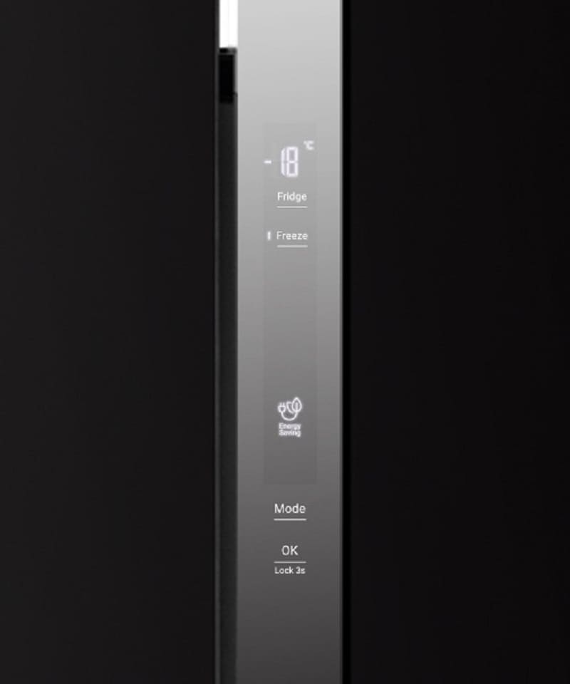 [Model Mới] Tủ lạnh Hitachi SBS 2 cánh 525 lít HRSN9552DGBVN màu gương đen, giá tốt