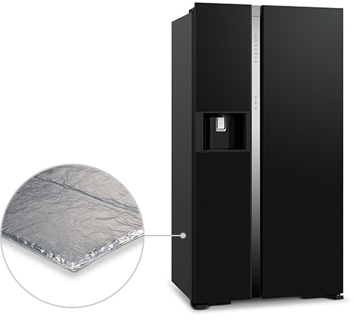 tủ lạnh 2 cánh side by side hitachi chính hãng giá tốt lấy nước và đá ngoài R-SX800GPGV0