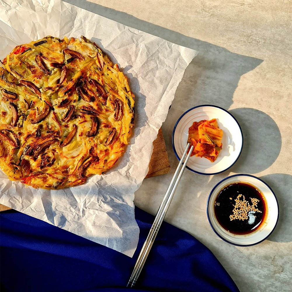 BÁNH XÈO RAU CỦ KIỂU HÀN