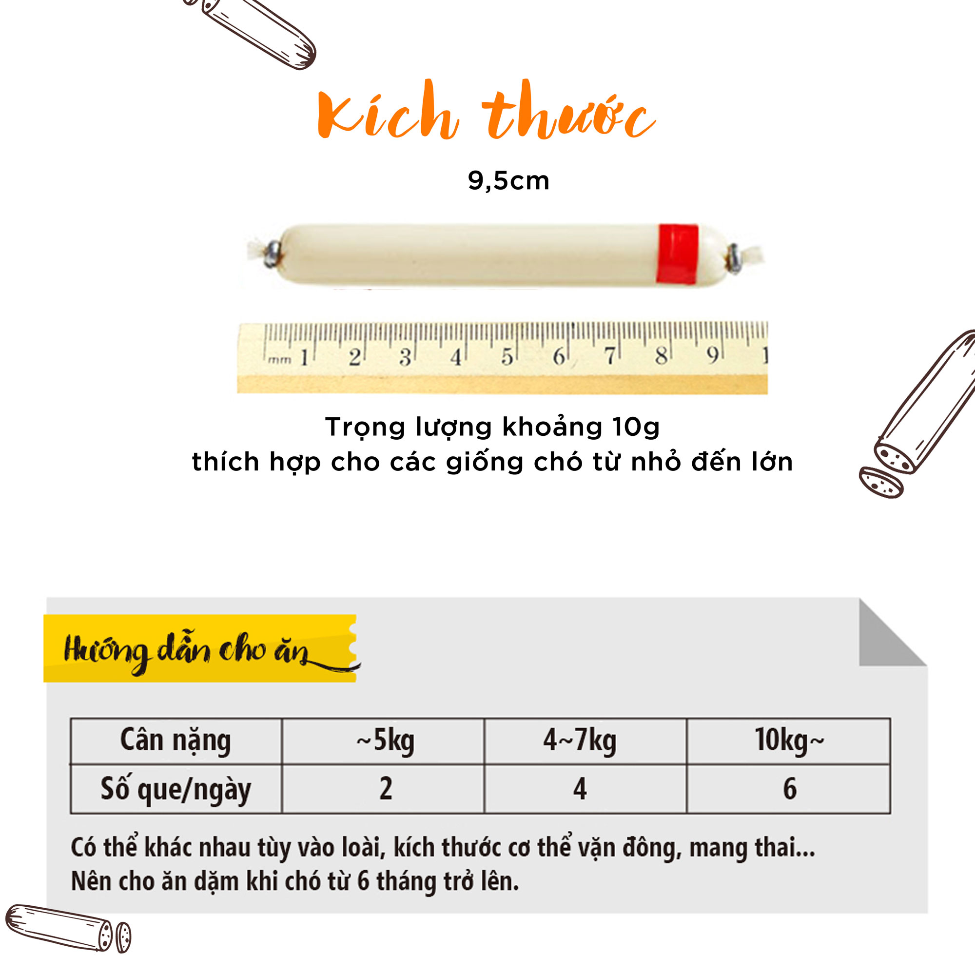 Xúc xích phô mai Mozzarella