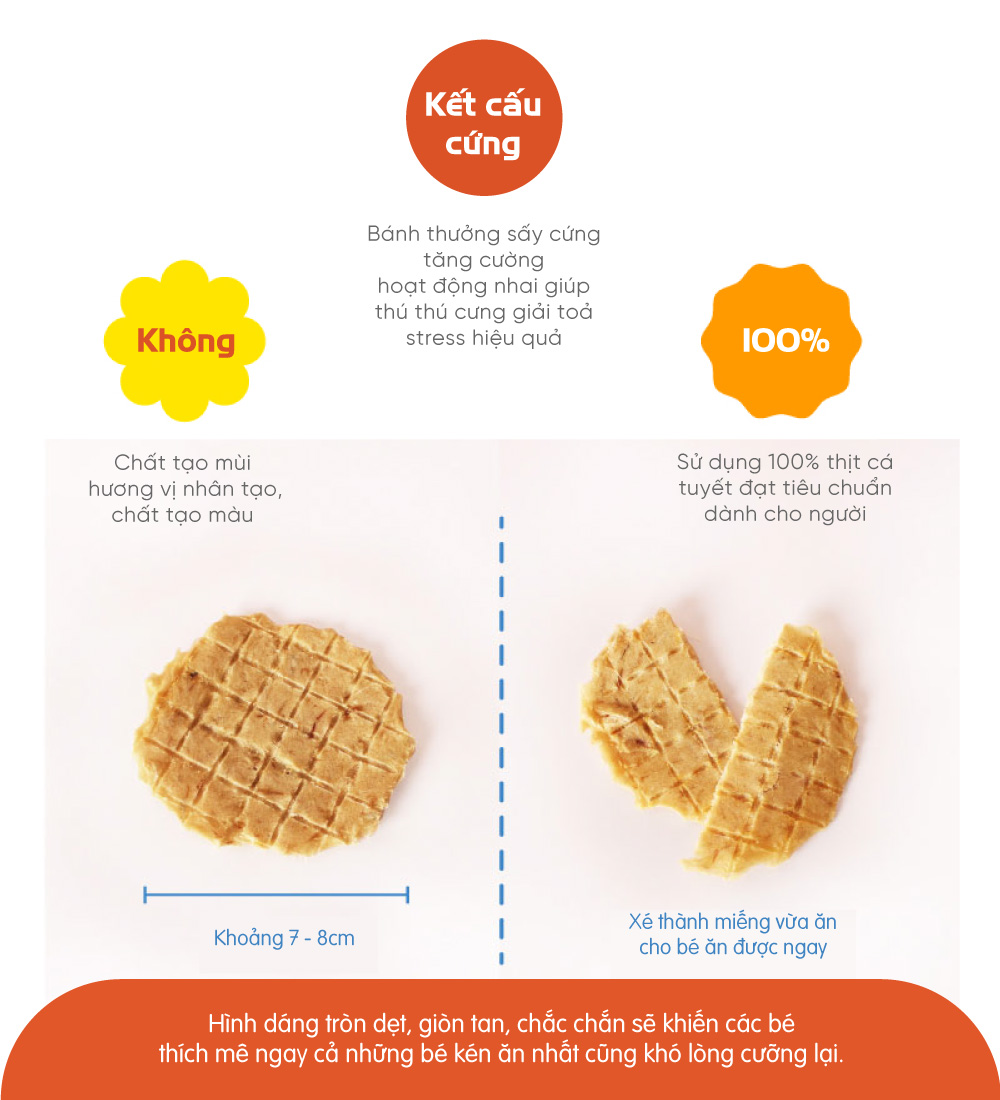 Bánh cá tuyết sấy cứng