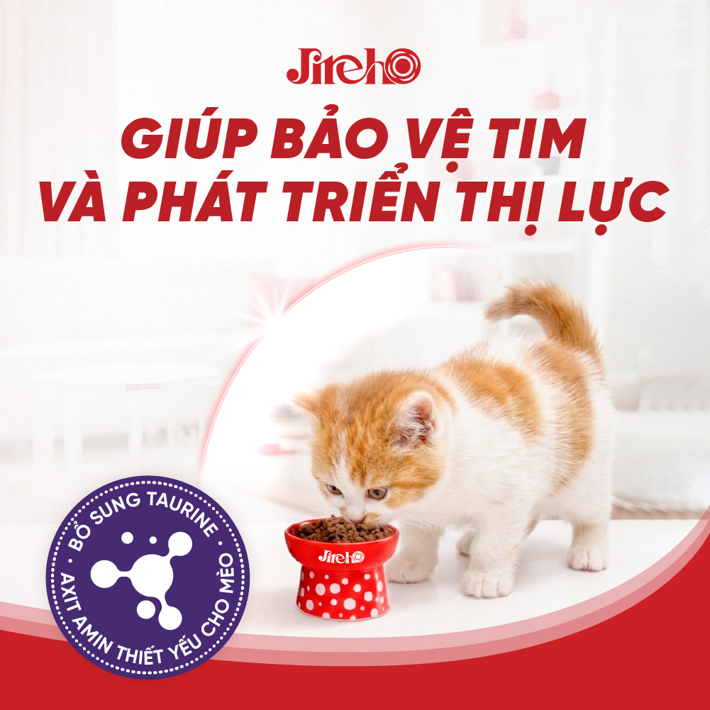 Thức ăn JirehO Cá ngừ cho mèo con