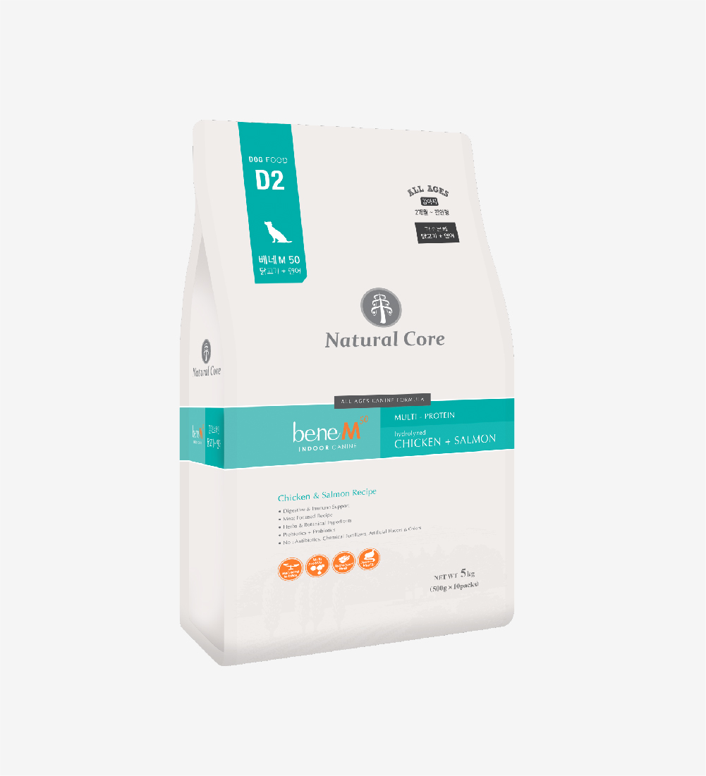 Thức ăn cho chó Thịt gà & Cá hồi