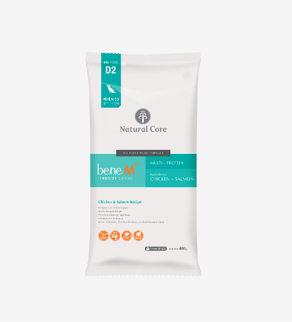 Thức ăn cho chó Thịt gà & Cá hồi