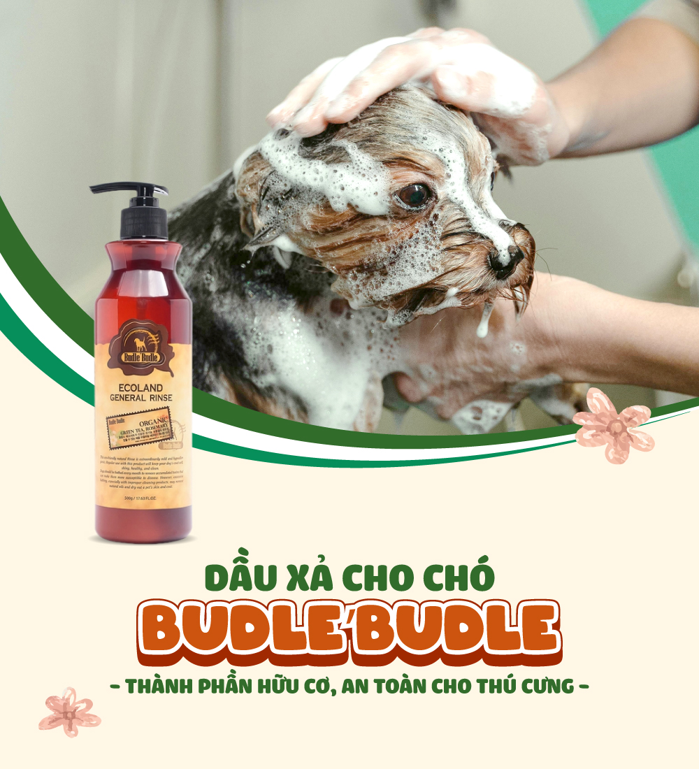 Dầu xả cho chó Budle'Budle
