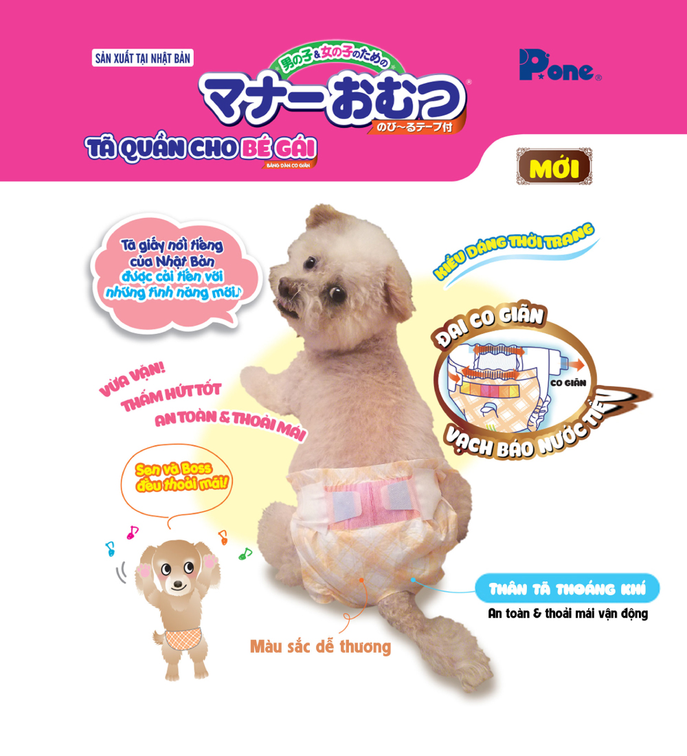 Tã quần cho bé gái