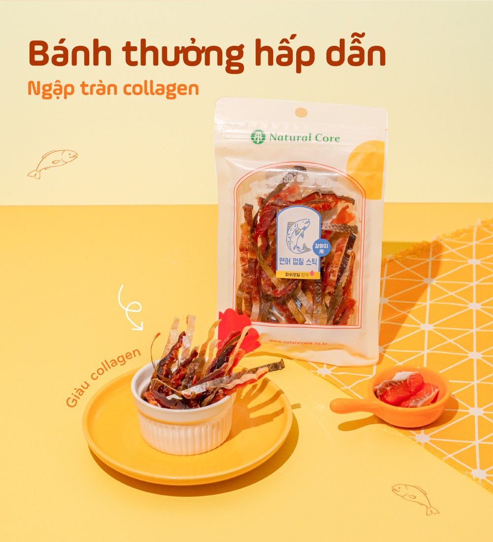 Cá hồi sấy cho chó