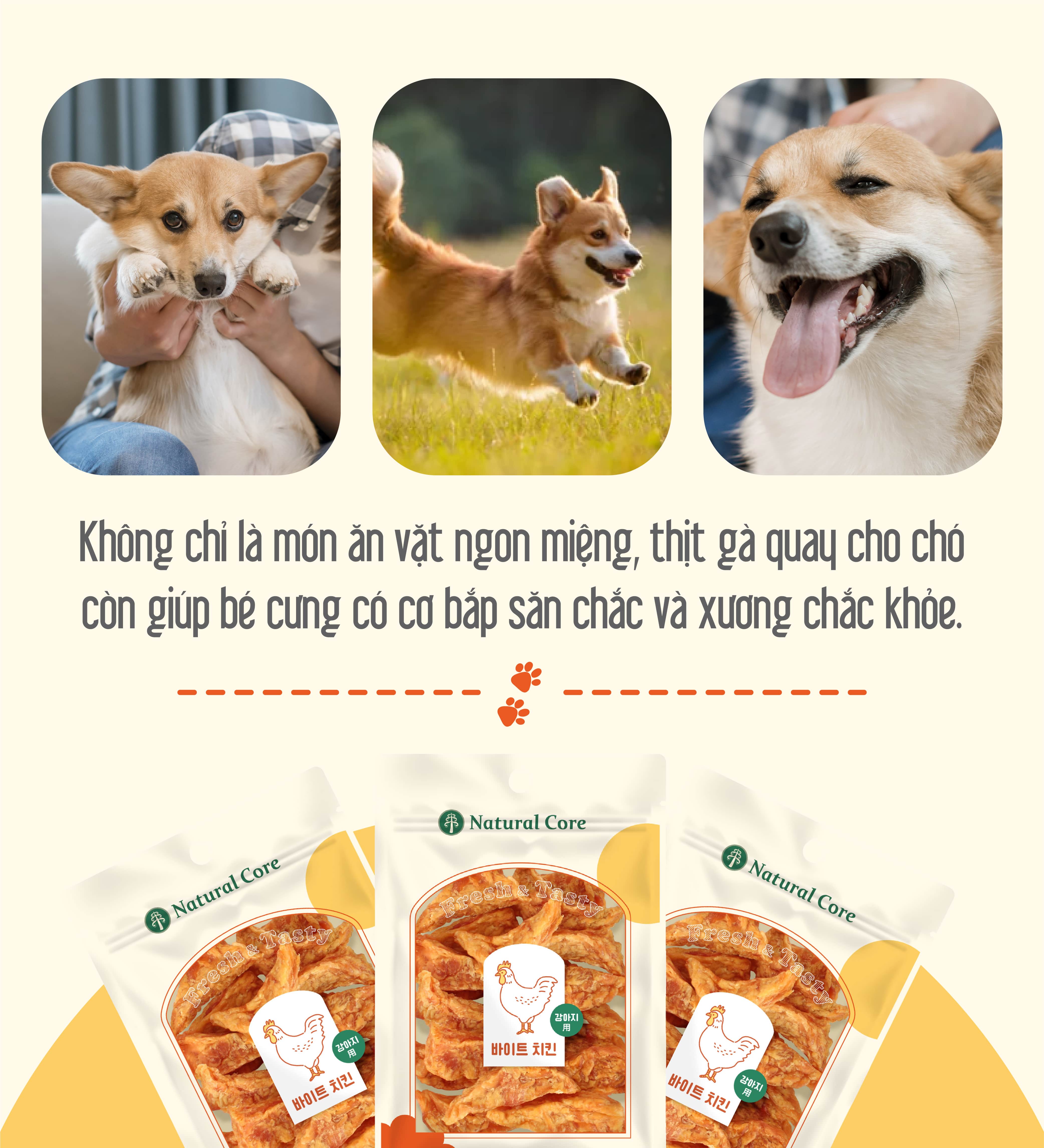 Thịt quay cho chó