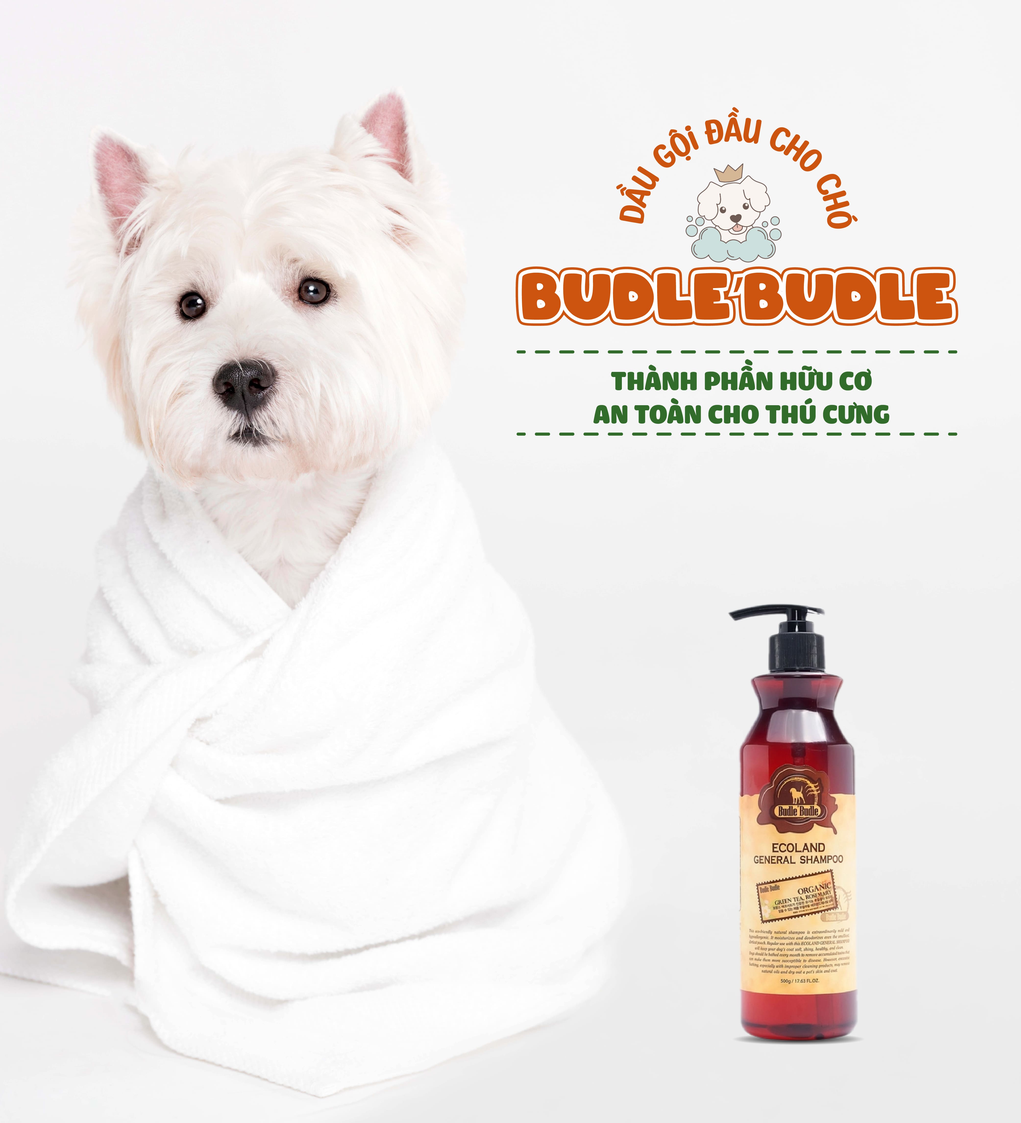 Dầu gội cho chó Budle'Budle