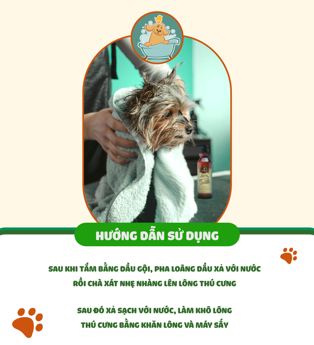 Dầu xả cho chó Budle'Budle