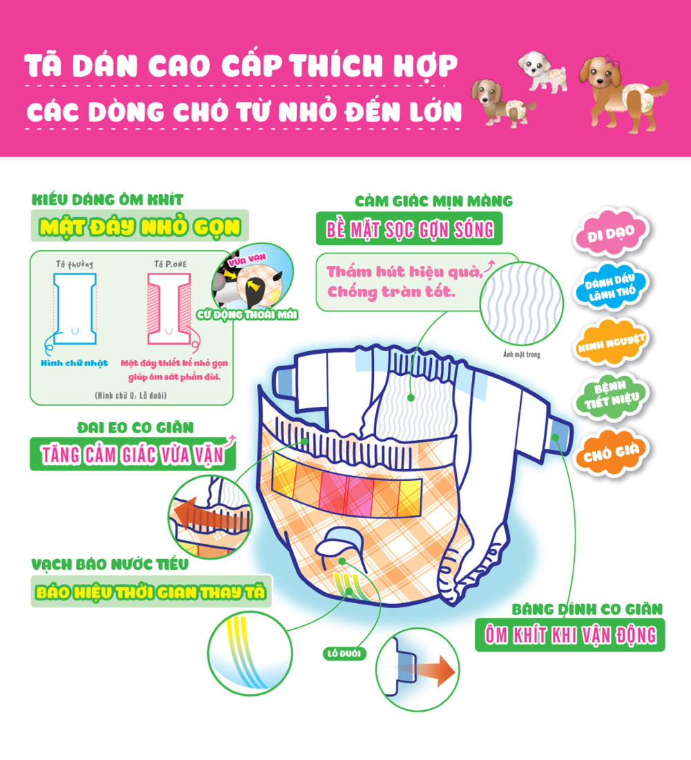 Tã quần cho bé gái