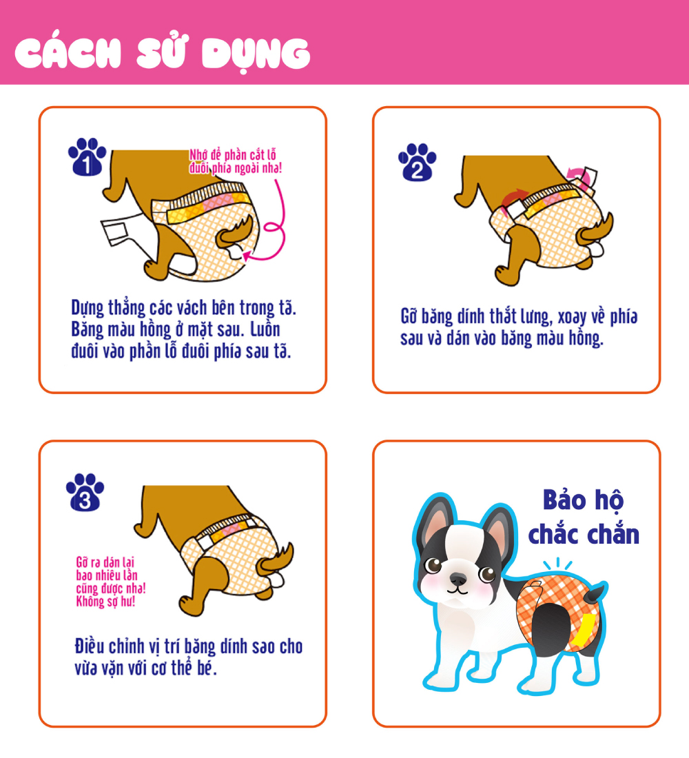 Tã quần cho bé gái